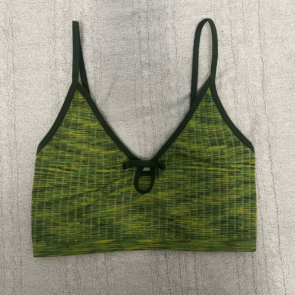 Target Green Keyhole Bow Tank Top